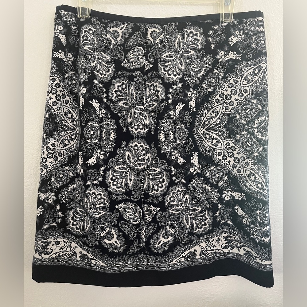 LOFT Classic Paisley Skirt
